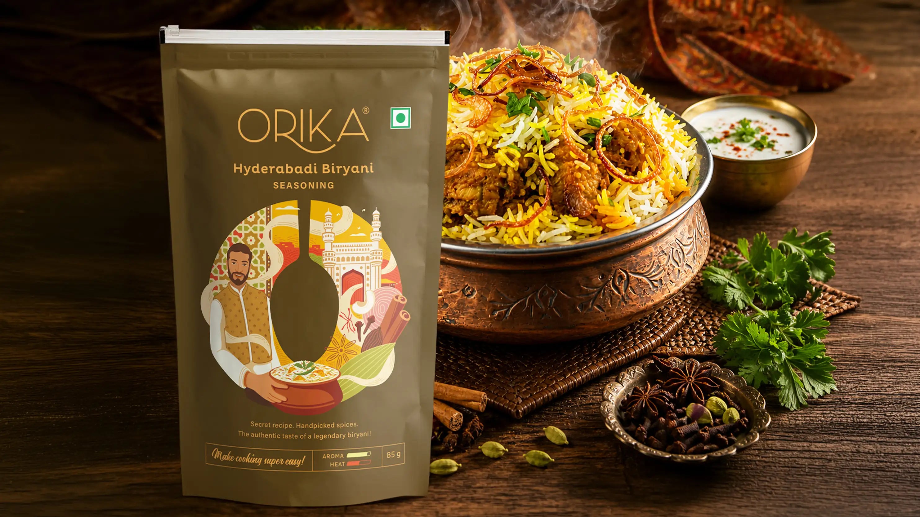 Hyderabadi Dum Biryani Recipe: How To Make Hyderabadi Biryani At Home With Orika Seasoning
