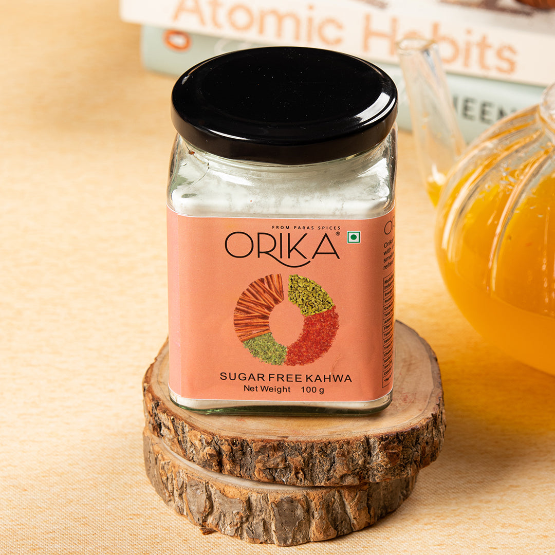 Premium Sugar Free Kahwa, 100gm - Orika Spices India