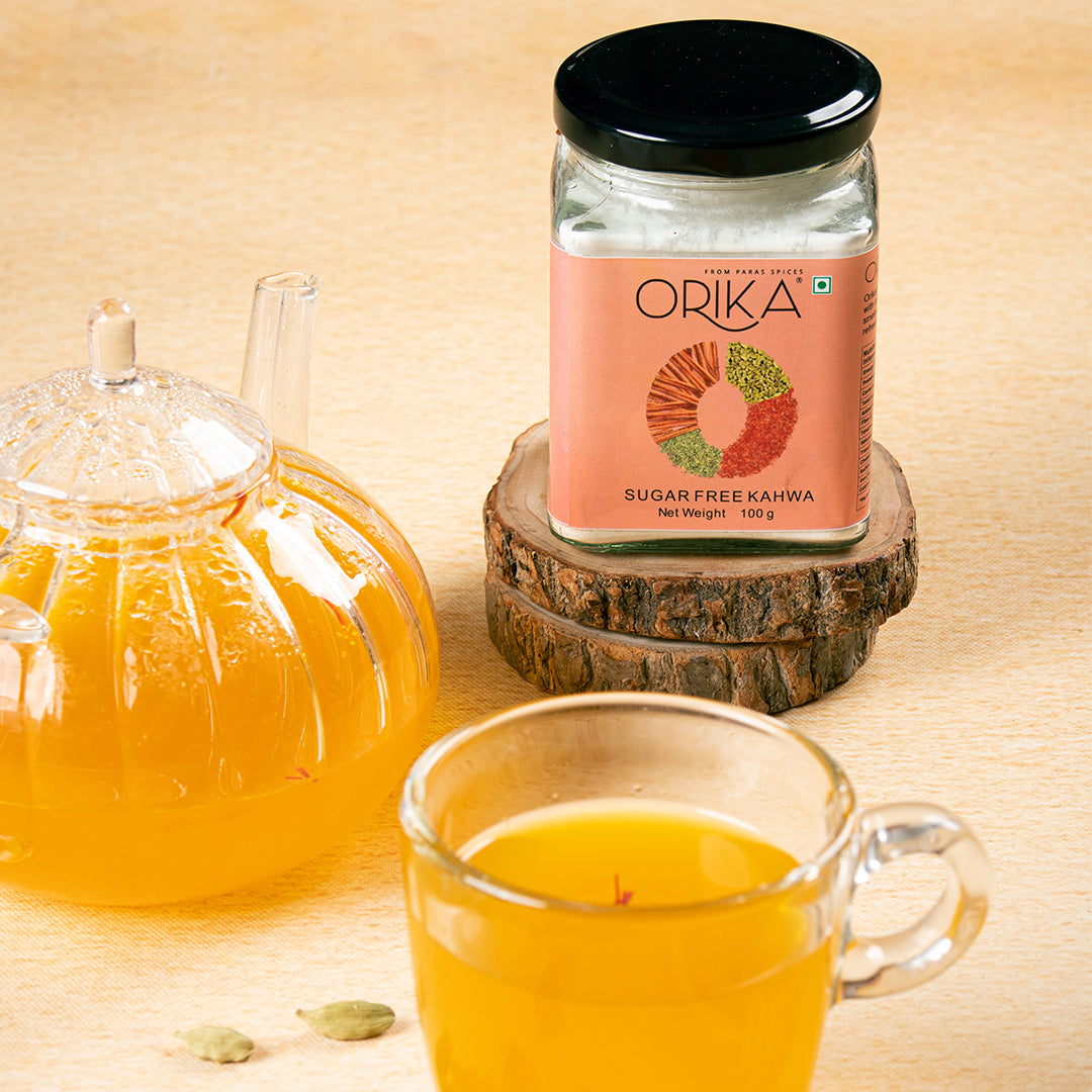 Premium Sugar Free Kahwa, 100gm - Orika Spices India