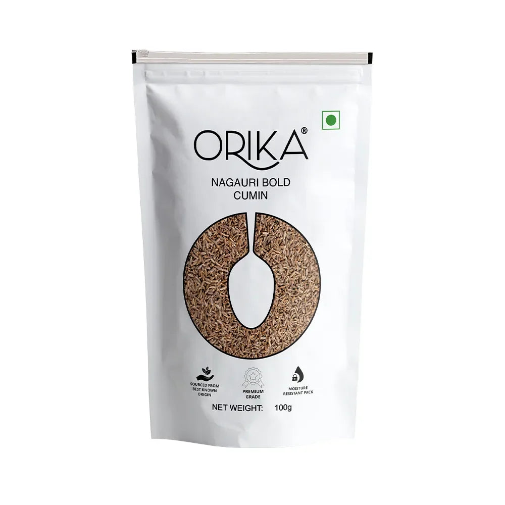 Orika's Nagauri Bold Cumin (Jeera) whole | 100g