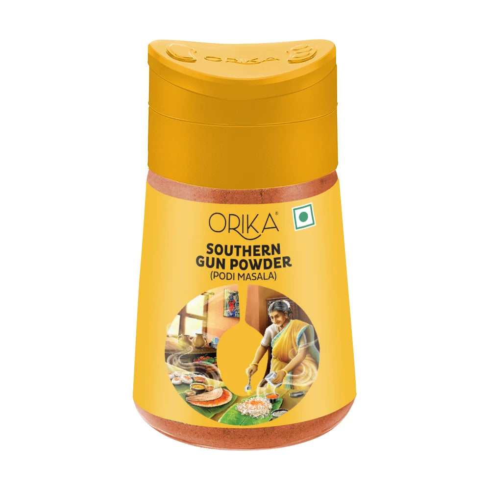 Orika Southern Gun Powder - Authentic South Indian Podi Masala | 70g Sprinkler