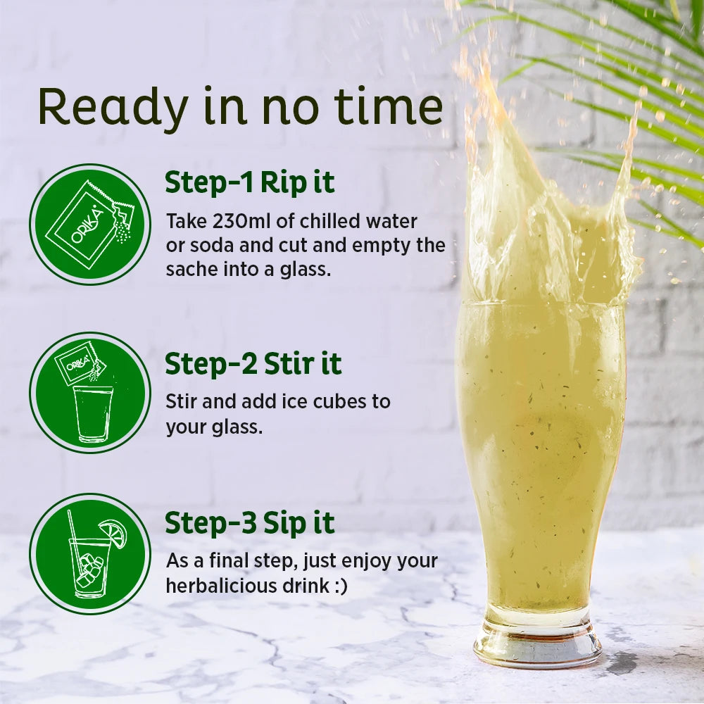 Orika Jaljeera Lemonade Premix  (10 sachets, 19g/each)