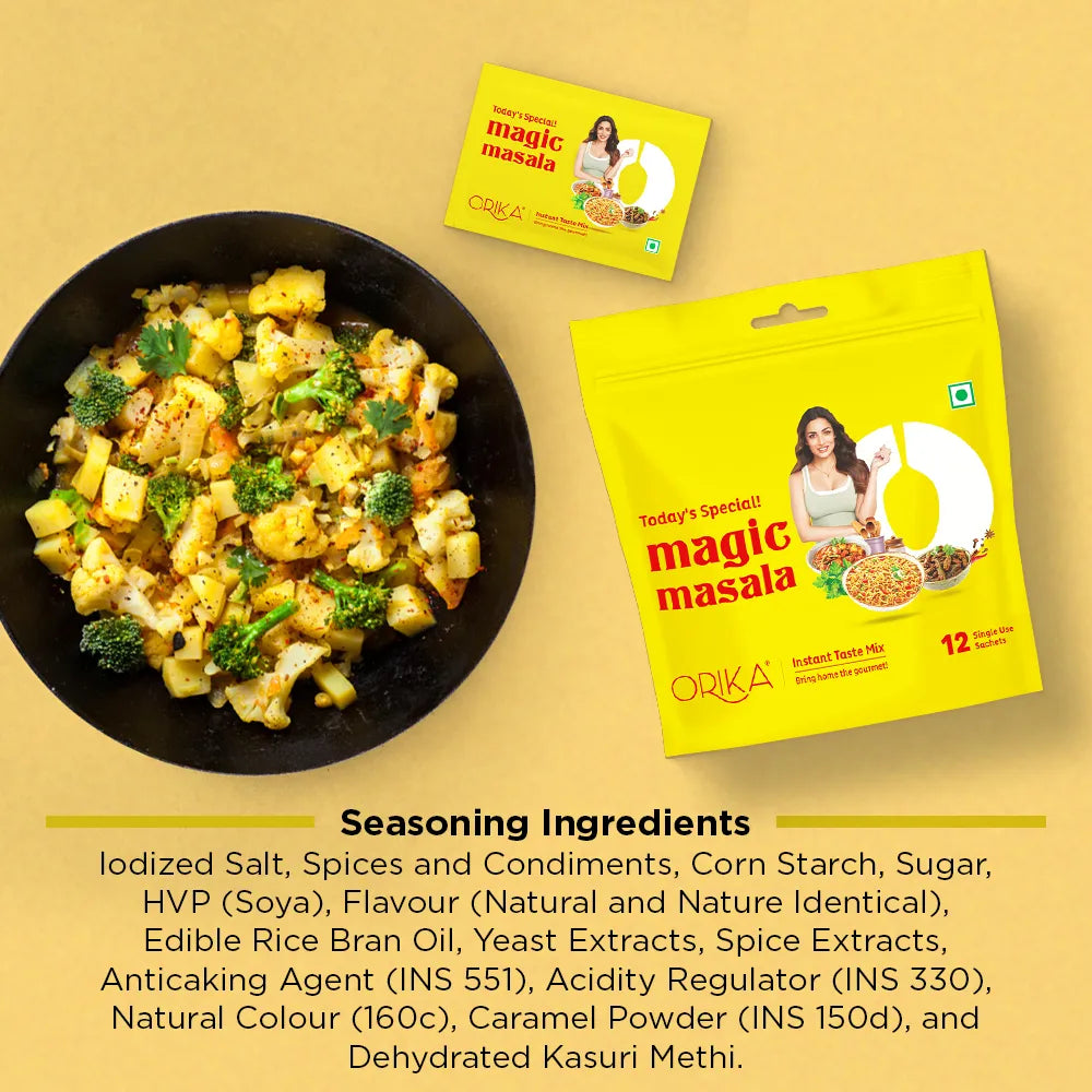Orika Today's Special Magic Masala | All in One Masala | 12 Sachets
