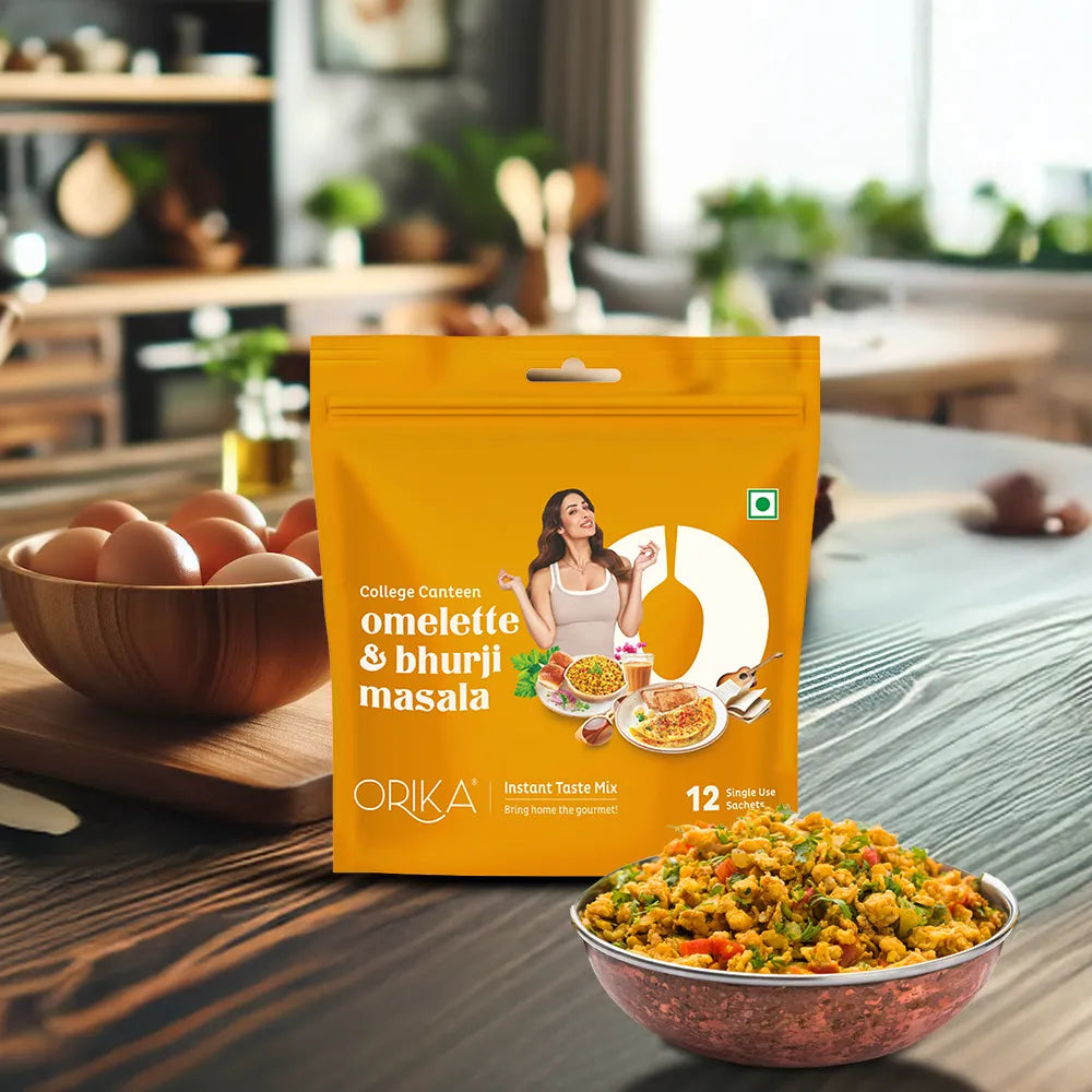 Orika College Canteen Omelette and Bhurji Masala | 12 Sachets