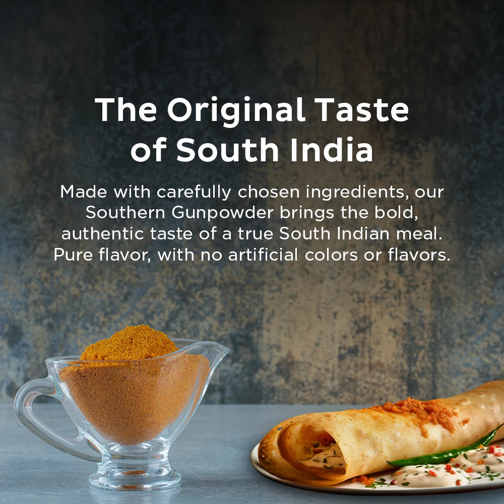Orika Southern Gun Powder - Authentic South Indian Podi Masala | 70g Sprinkler