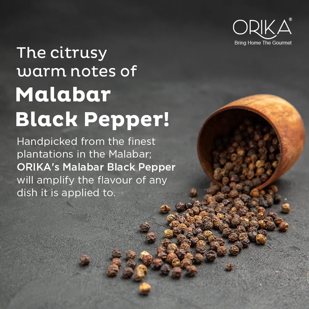 Orika Malabar Black Pepper Grinder | 50g