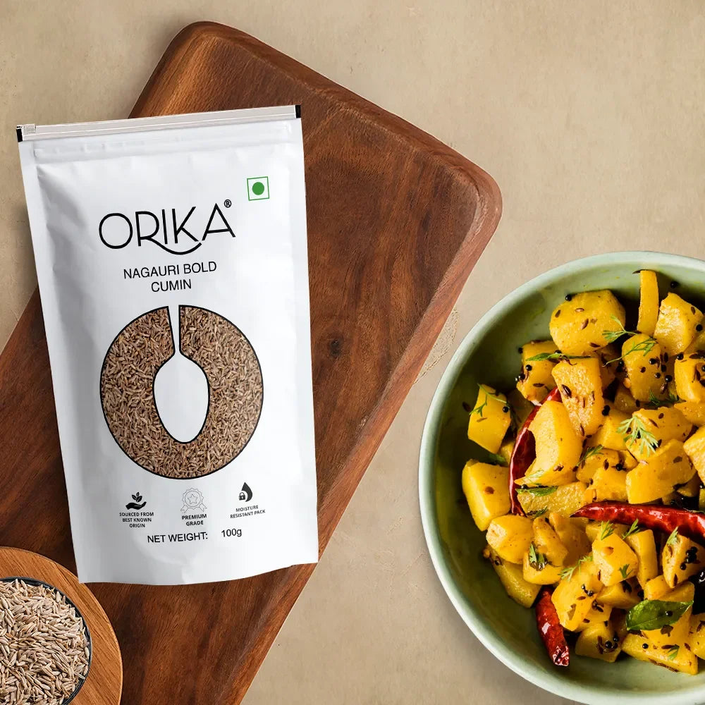 Orika's Nagauri Bold Cumin (Jeera) whole | 100g