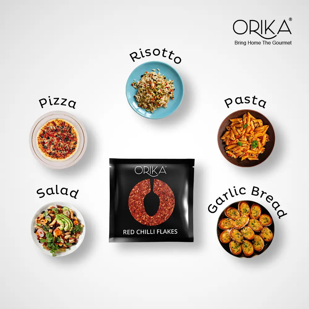 Orika Red Chilli Flakes | 65 Sachets (0.8g each)