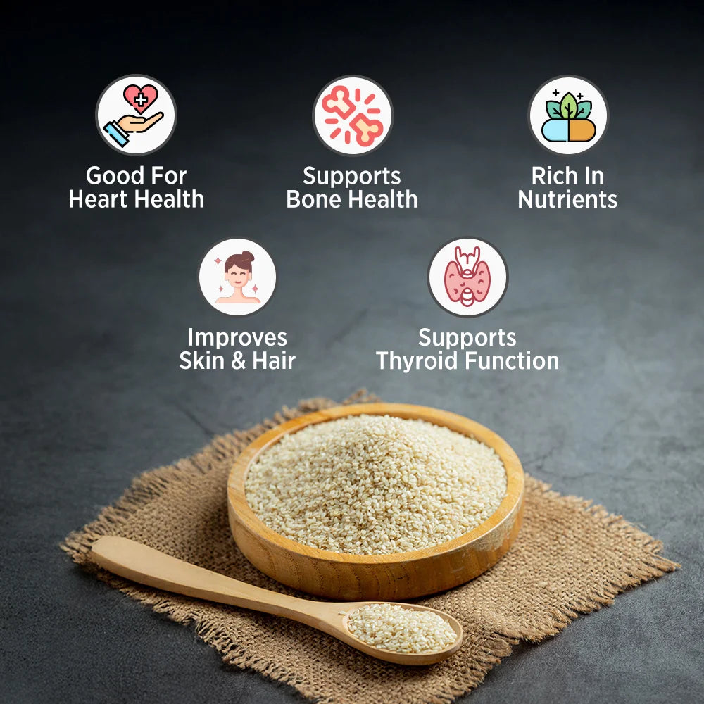 Orika White Sesame Seeds | Safed Til 100 Gms