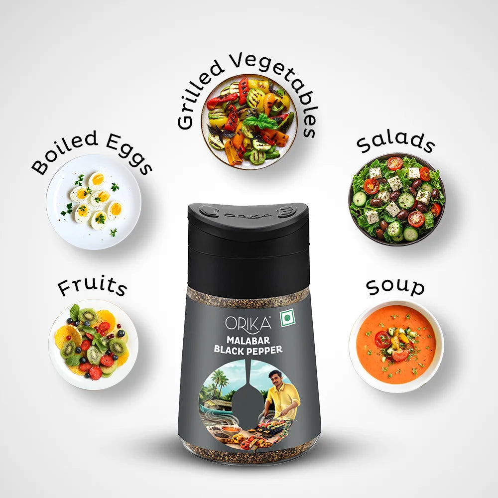 Orika Malabar Black Pepper, 80gm
