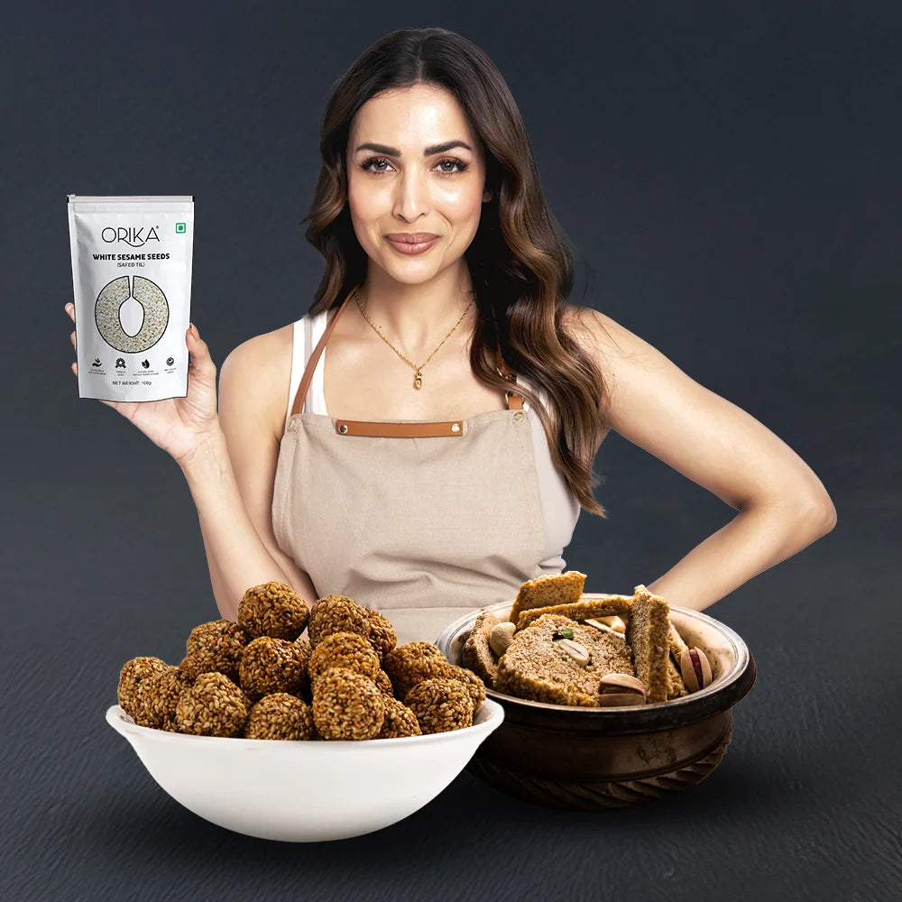 Orika White Sesame Seeds | Safed Til 100 Gms