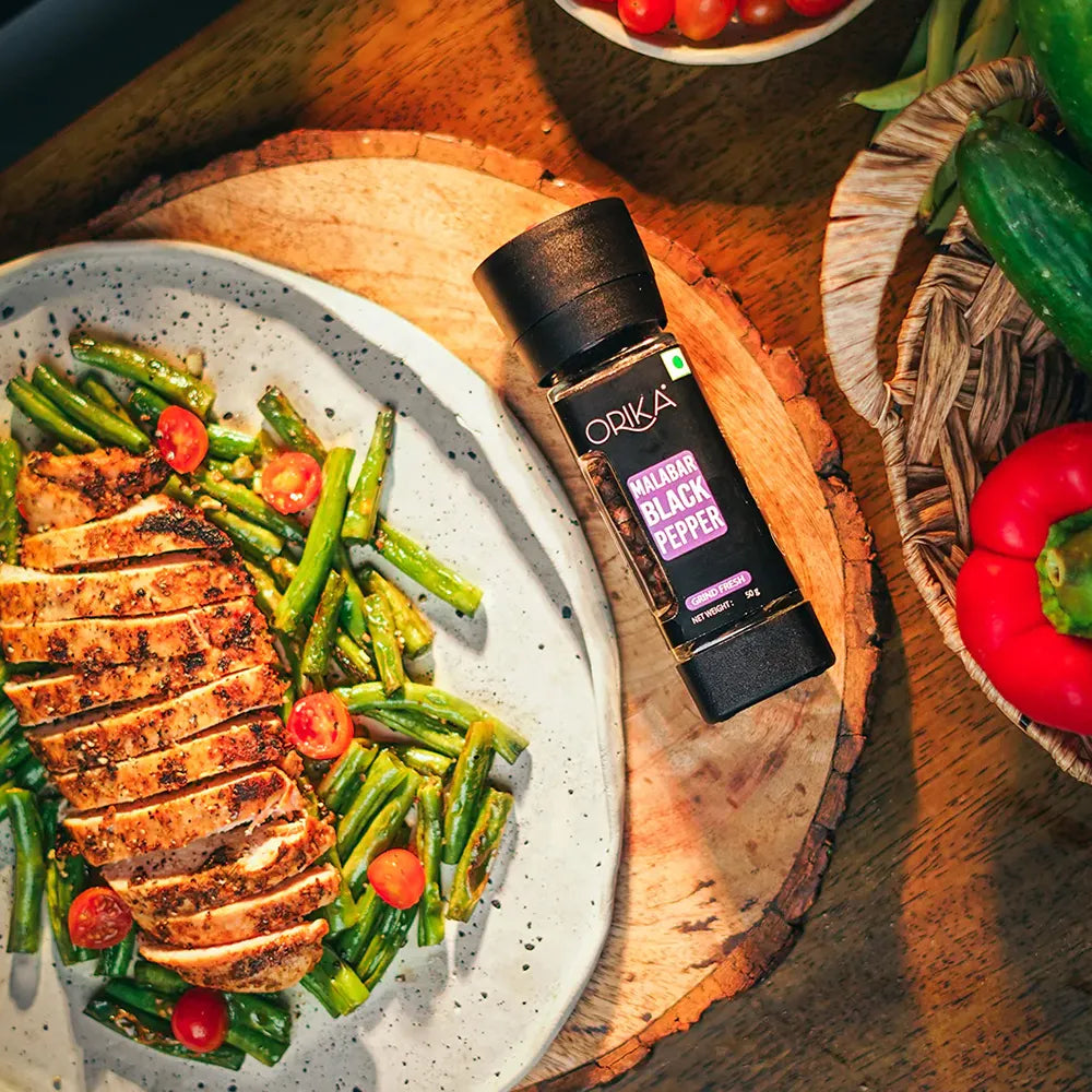 Orika Malabar Black Pepper Grinder | 50g