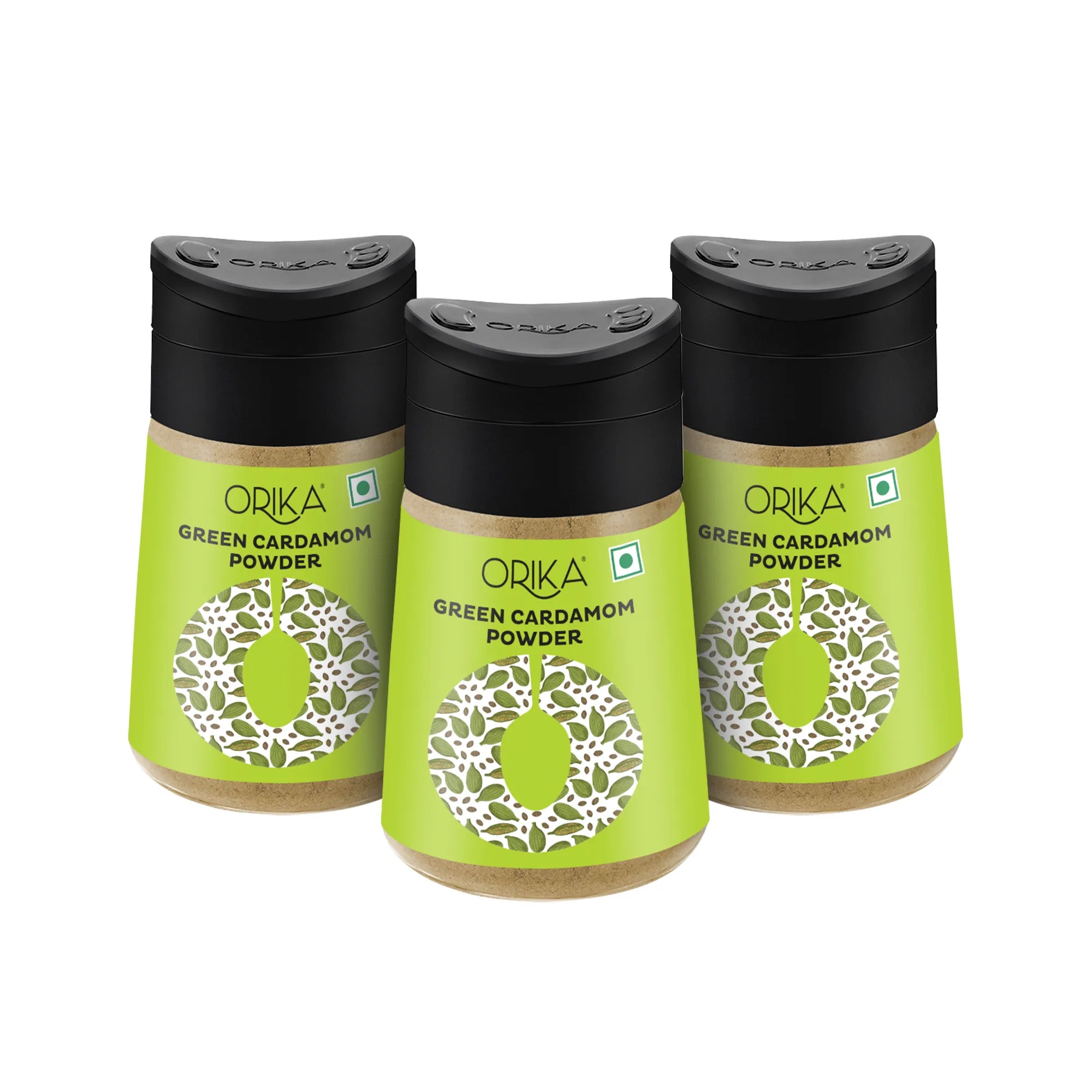 Orika Green Cardamom Powder | Pure Elaichi Powder | Aromatic & Flavourful | 100% Natural | 40g