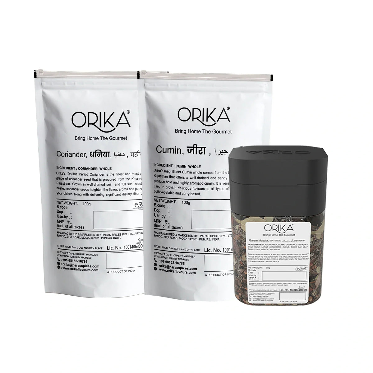 Orika Daily Cooking Combo, Pack of 3, 270g