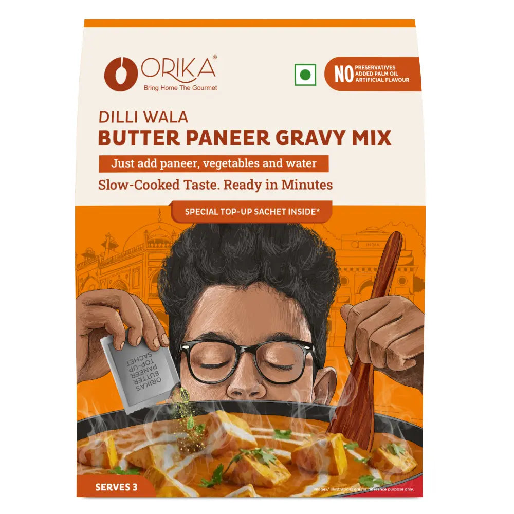 Orika Dilli Waala Butter Paneer Gravy Mix | Authentic Butter Paneer | 51g