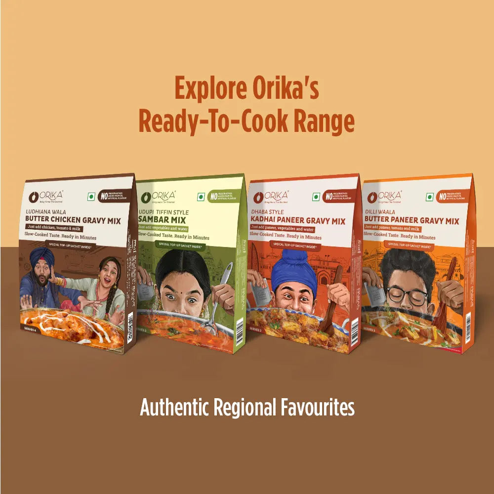 Orika Dilli Waala Butter Paneer Gravy Mix | Authentic Butter Paneer | 51g