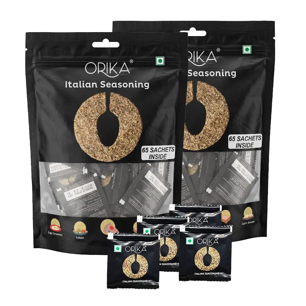 Orika Italian Oregano Pizza Seasoning | 65 Sachets (0.8g each)