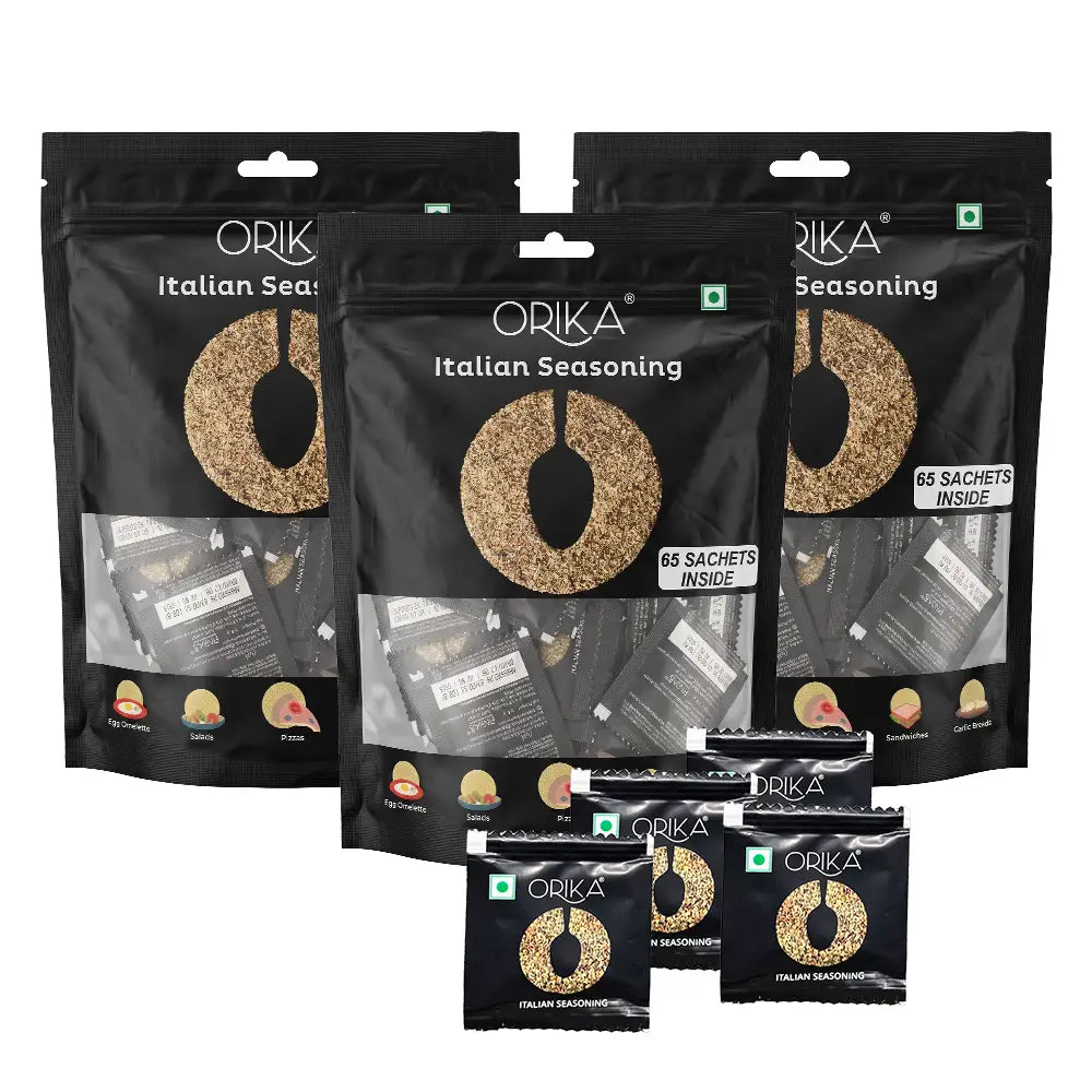 Orika Italian Oregano Pizza Seasoning | 65 Sachets (0.8g each)