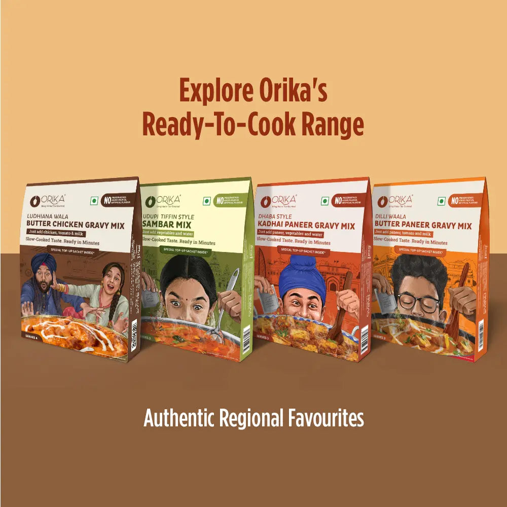 Orika Dhaba Style Kadhai Paneer Gravy Mix | Authentic Kadhai Paneer | 51g