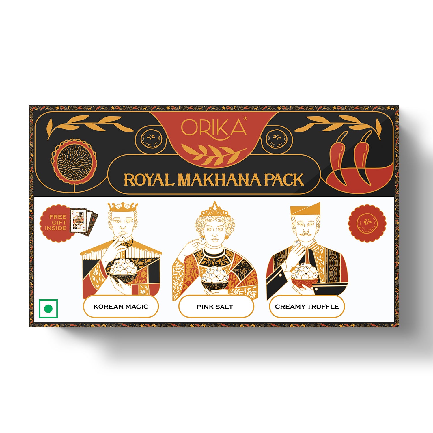 Orika Royal Makhana Gift Box, 120g,