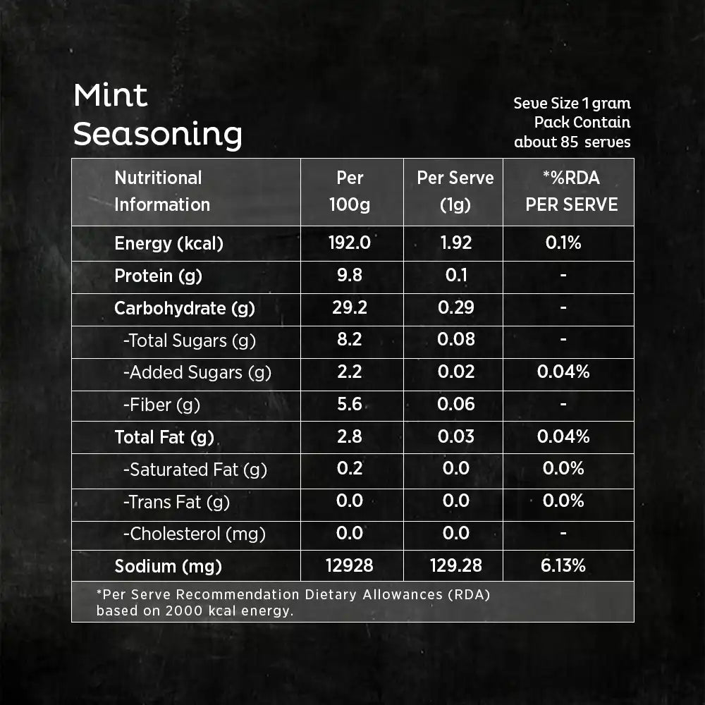 Orika Mint All Purpose Seasoning | 85g