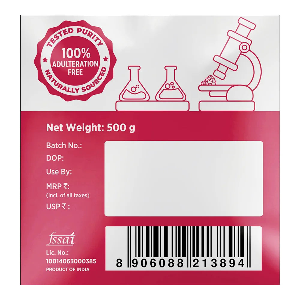 Orika Himalayan Pink Rock Salt with 84+ Vital Trace Minerals - 500g x 4