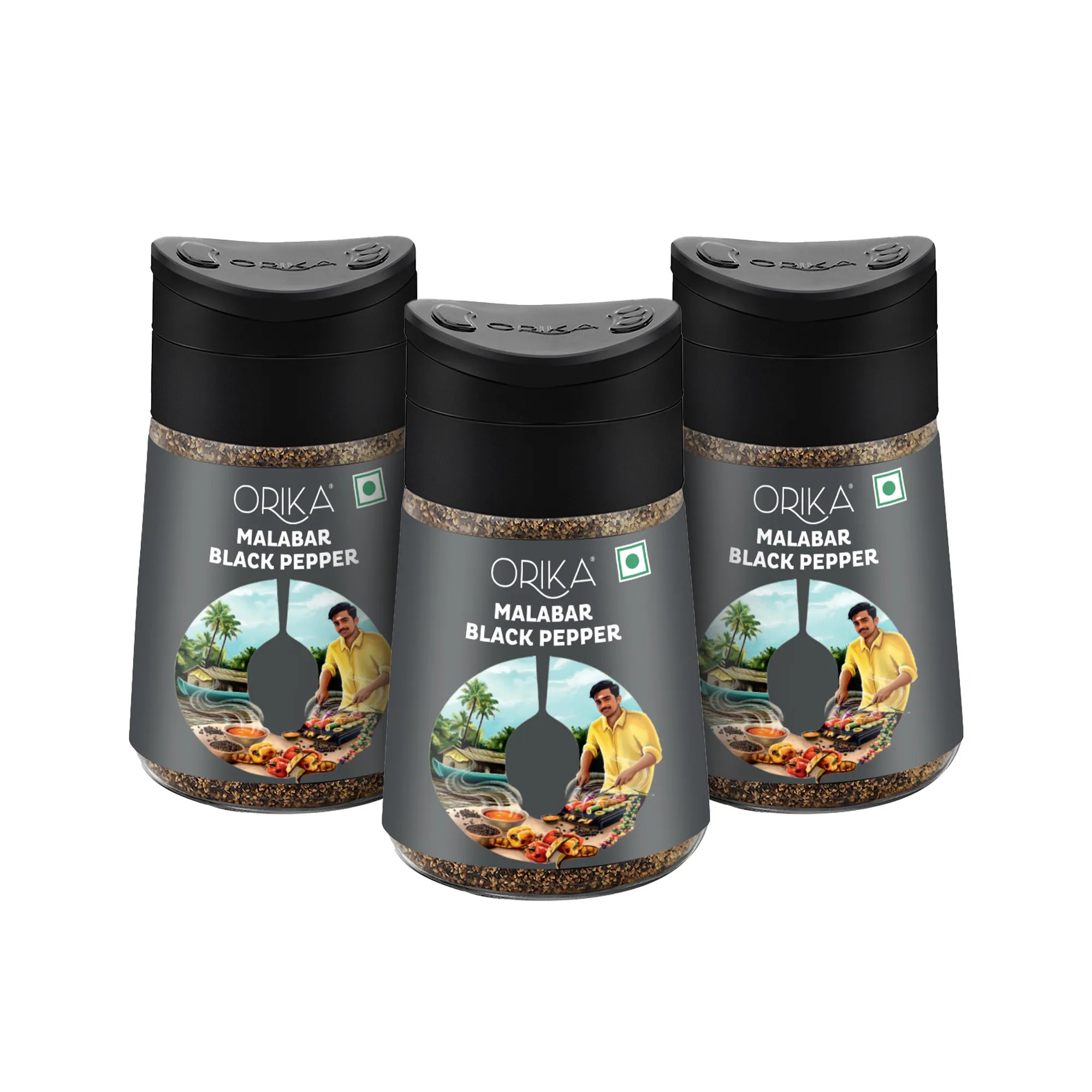 Orika Malabar Black Pepper, 80gm
