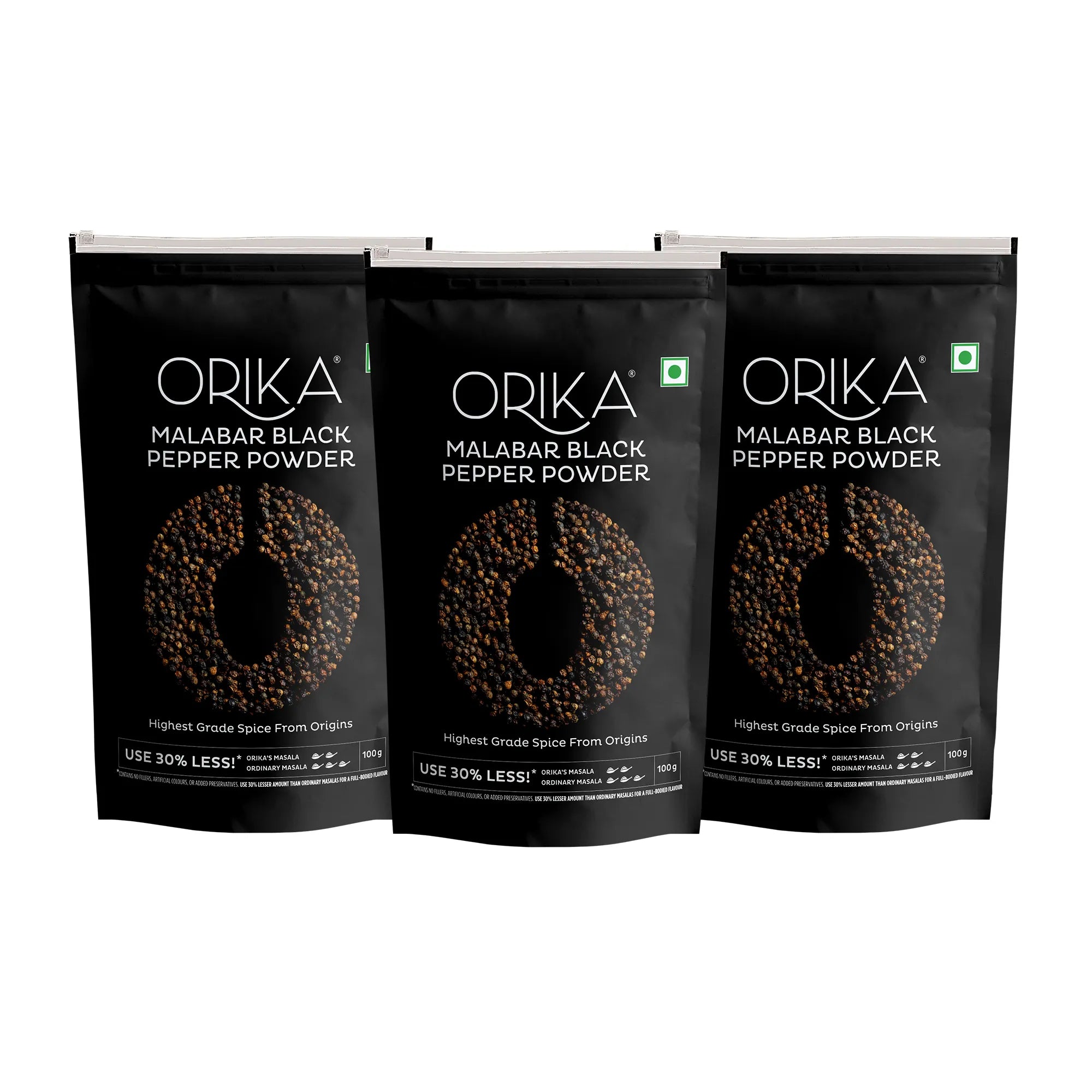 Orika Malabar Black Pepper Powder, 100gm
