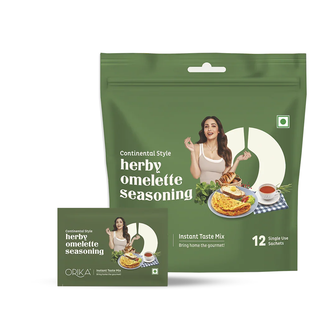 Instant Omelette & Bhurji Masala with Magic Masala Combo - Pack of 3 (12 single use sachets in each Pack) - Orika Spices India