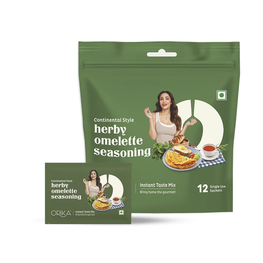 Instant Omelette & Bhurji Masala with Magic Masala Combo - Pack of 3 (12 single use sachets in each Pack) - Orika Spices India