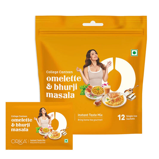 Instant Omelette & Bhurji Masala with Magic Masala Combo - Pack of 3 (12 single use sachets in each Pack) - Orika Spices India