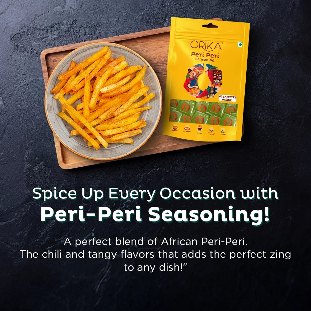 Orika African Peri Peri All Purpose Seasoning, 65 Sachet - Orika Spices India