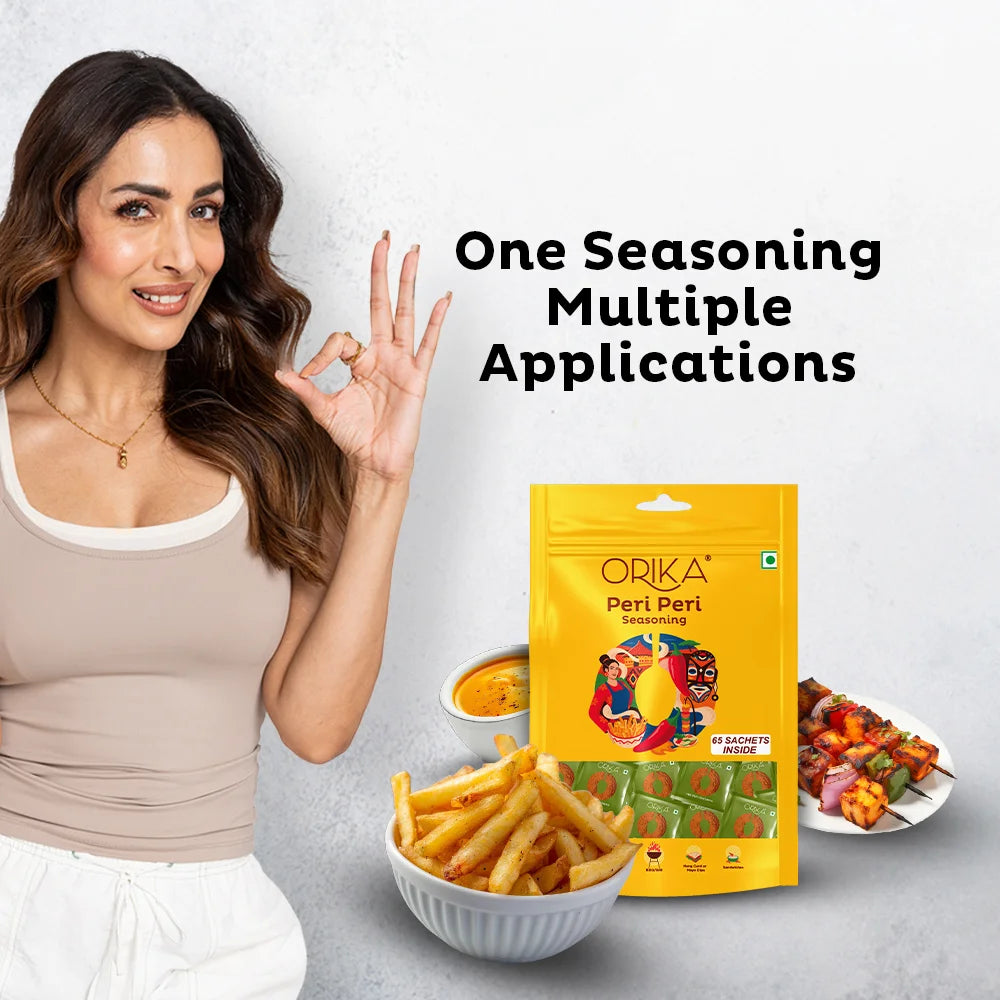 Orika African Peri Peri All Purpose Seasoning, 65 Sachet - Orika Spices India