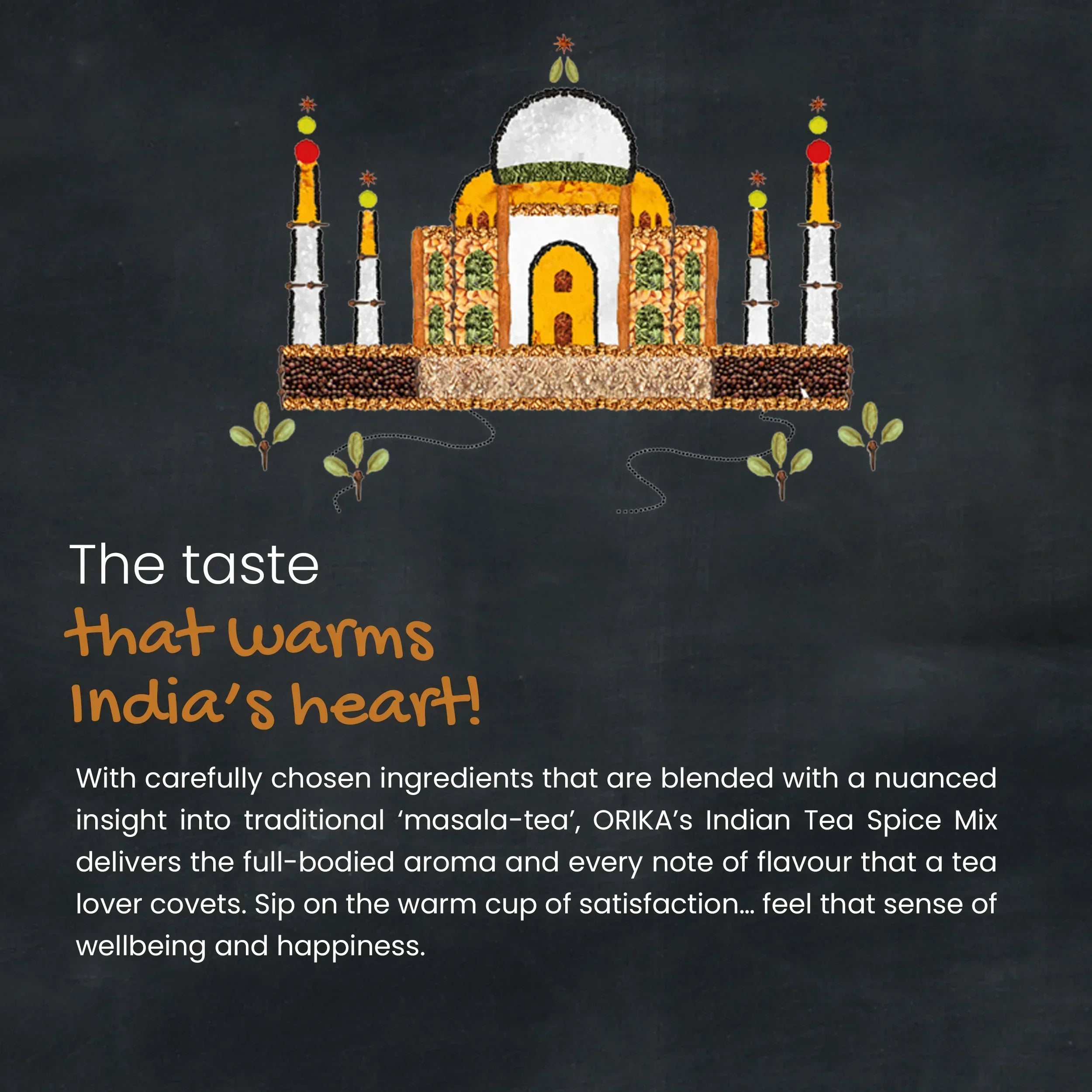 Orika combo of Indian Chai Masala & Idukki Bold Green Cardamom - Orika Spices India