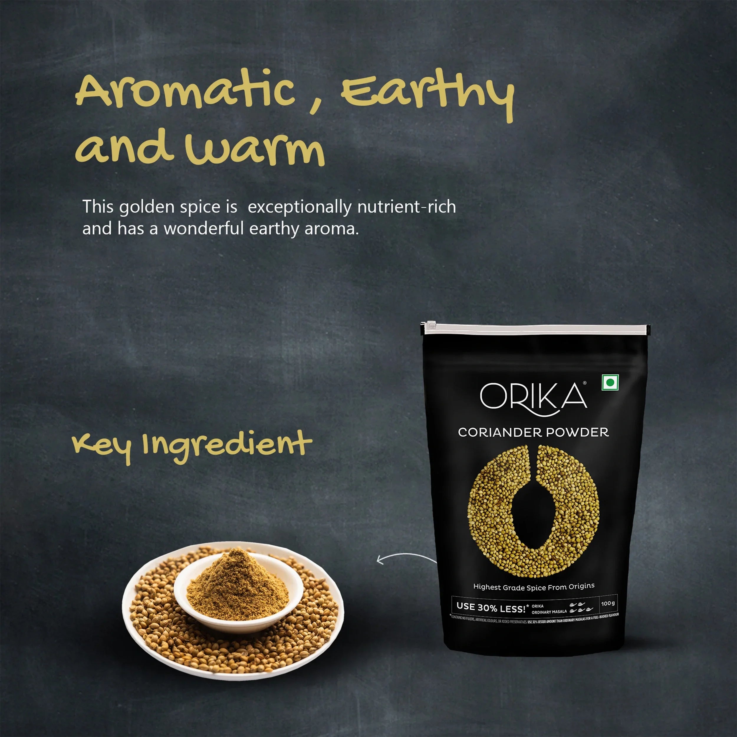Orika Coriander Powder - Orika Spices India