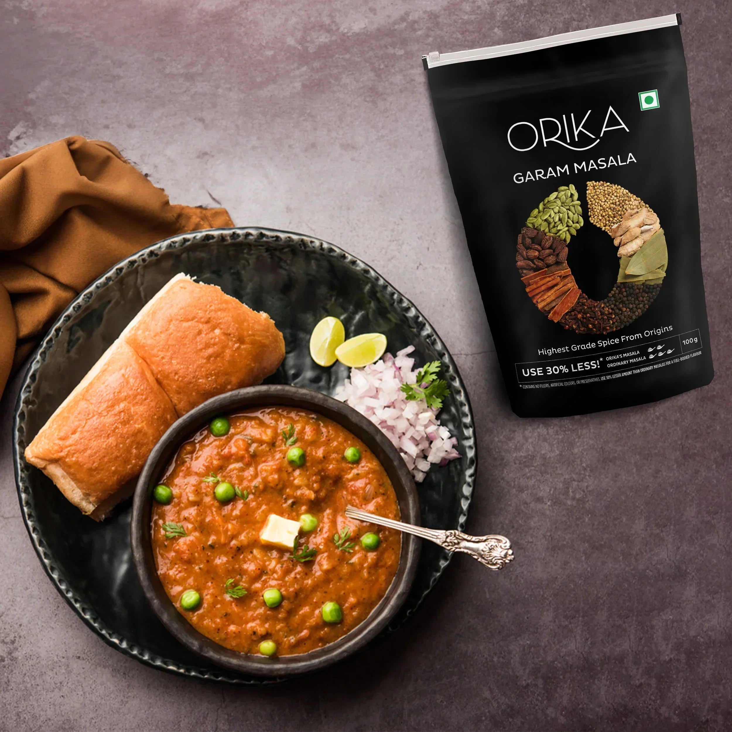 Orika Garam Masala Combo (Pack of 3, 100gms each) - Orika Spices India