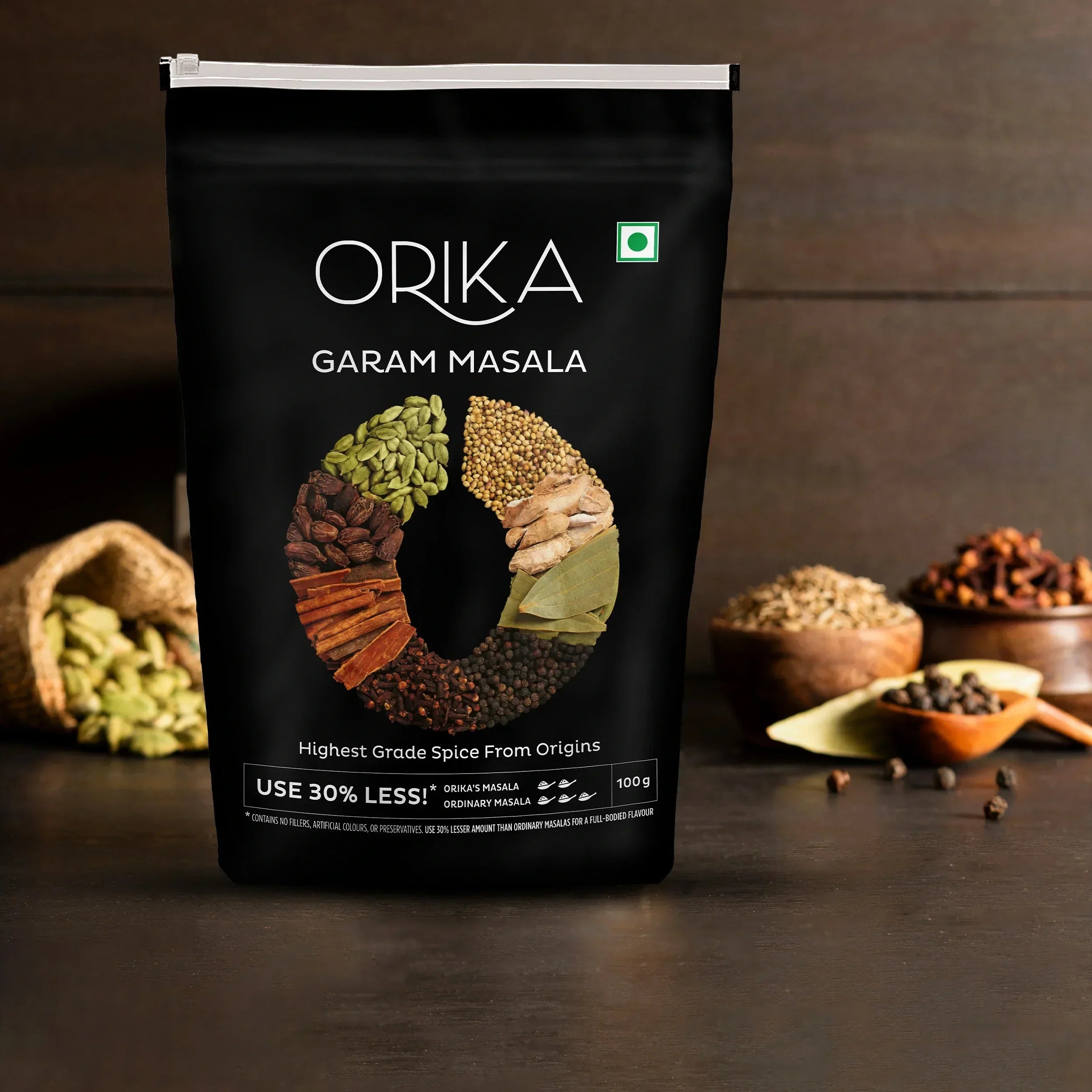 Orika Garam Masala Combo (Pack of 3, 100gms each) - Orika Spices India