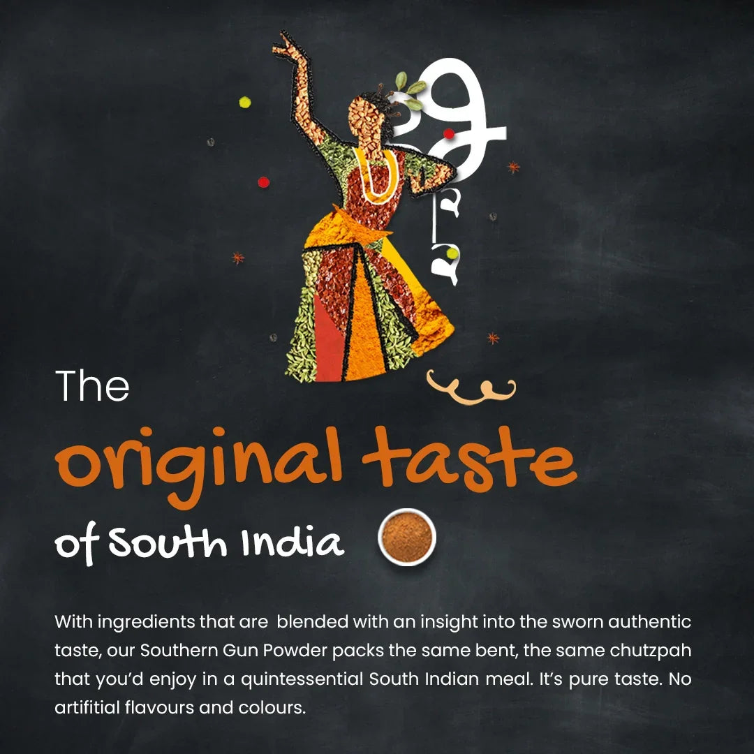 Orika Gourmet cooking coombo of True Sri Lankan Cinnamon Powder 50g & Southern Gun Powder 80g - Orika Spices India