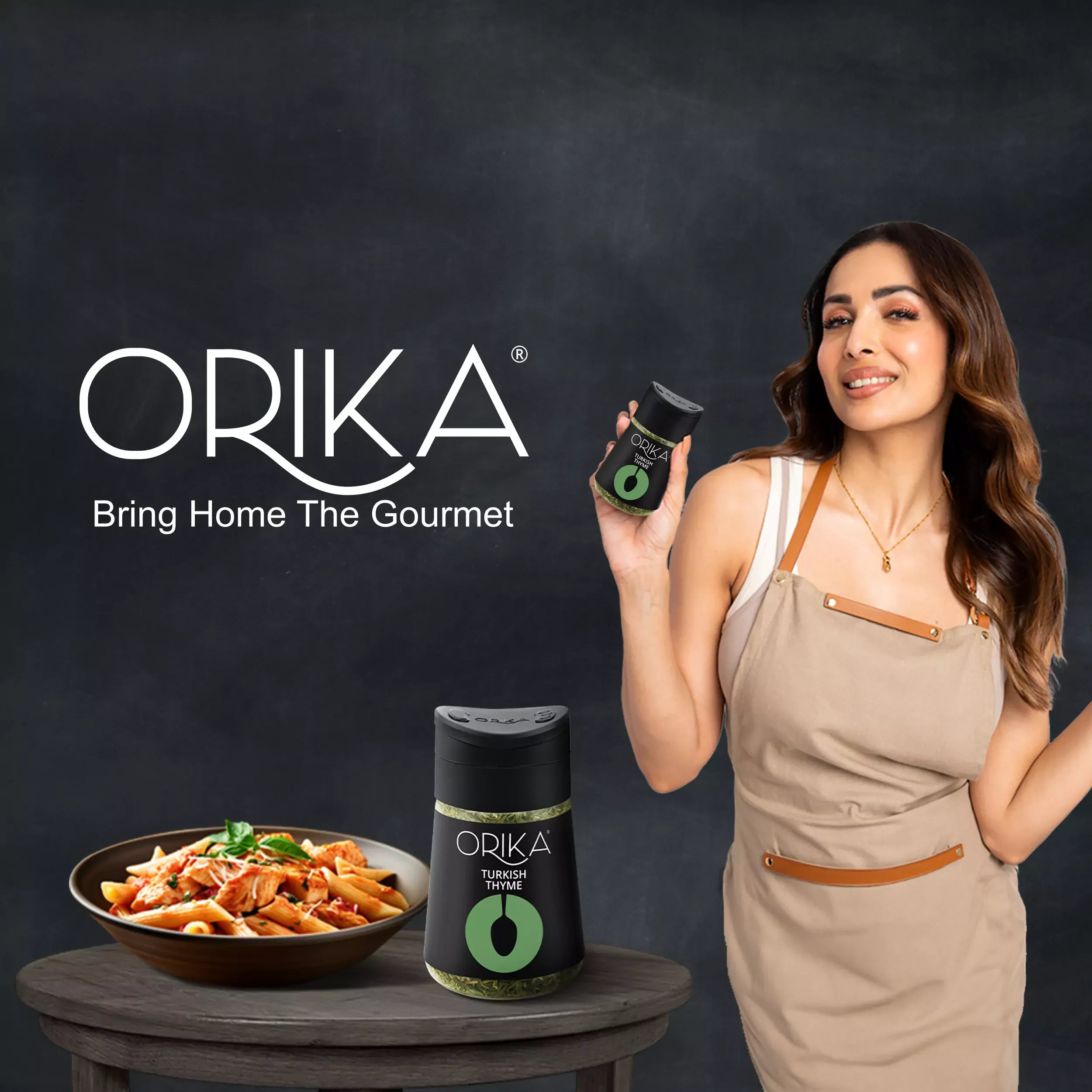 Orika Gourmet Herbs Sprinkler Combo (Turkish Thyme + Egyptian Basil) - Orika Spices India