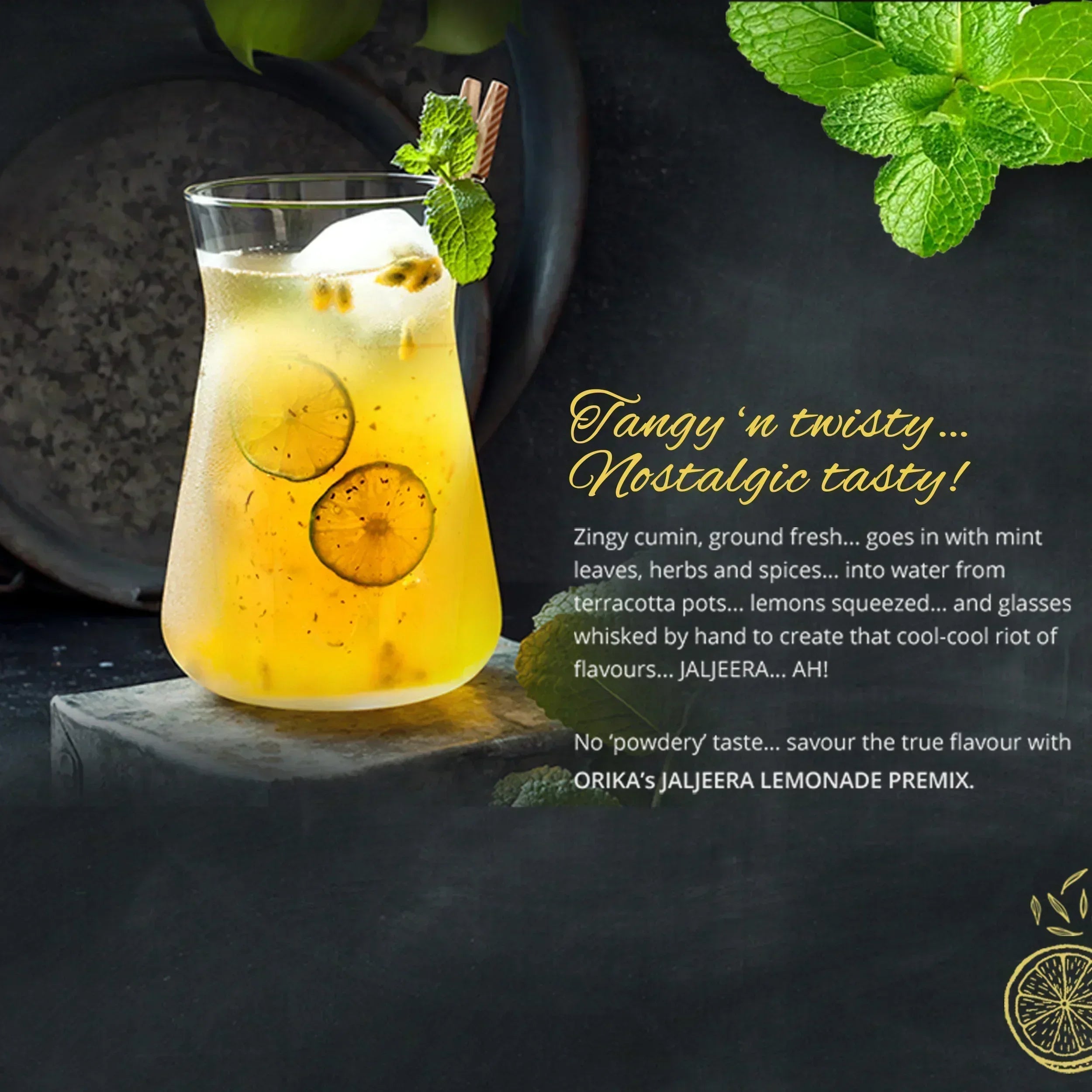 Orika Herbilicious Lemonade Combo ( Jaljeera Lemonade (Pack of 2) + Portuguese Lemonade (Pack of 1)) - Orika Spices India