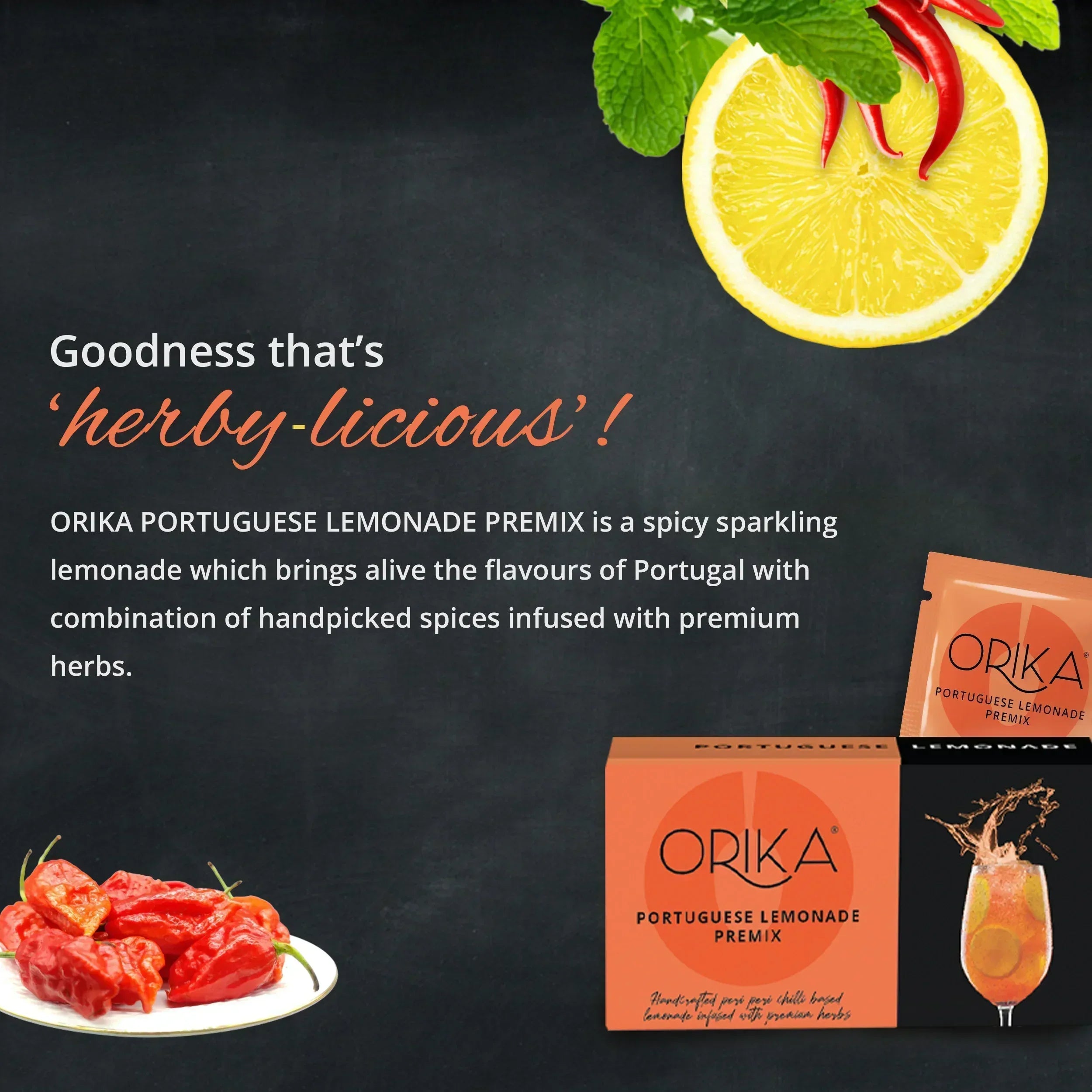 Orika Herbilicious Lemonade Combo ( Jaljeera Lemonade (Pack of 2) + Portuguese Lemonade (Pack of 1)) - Orika Spices India