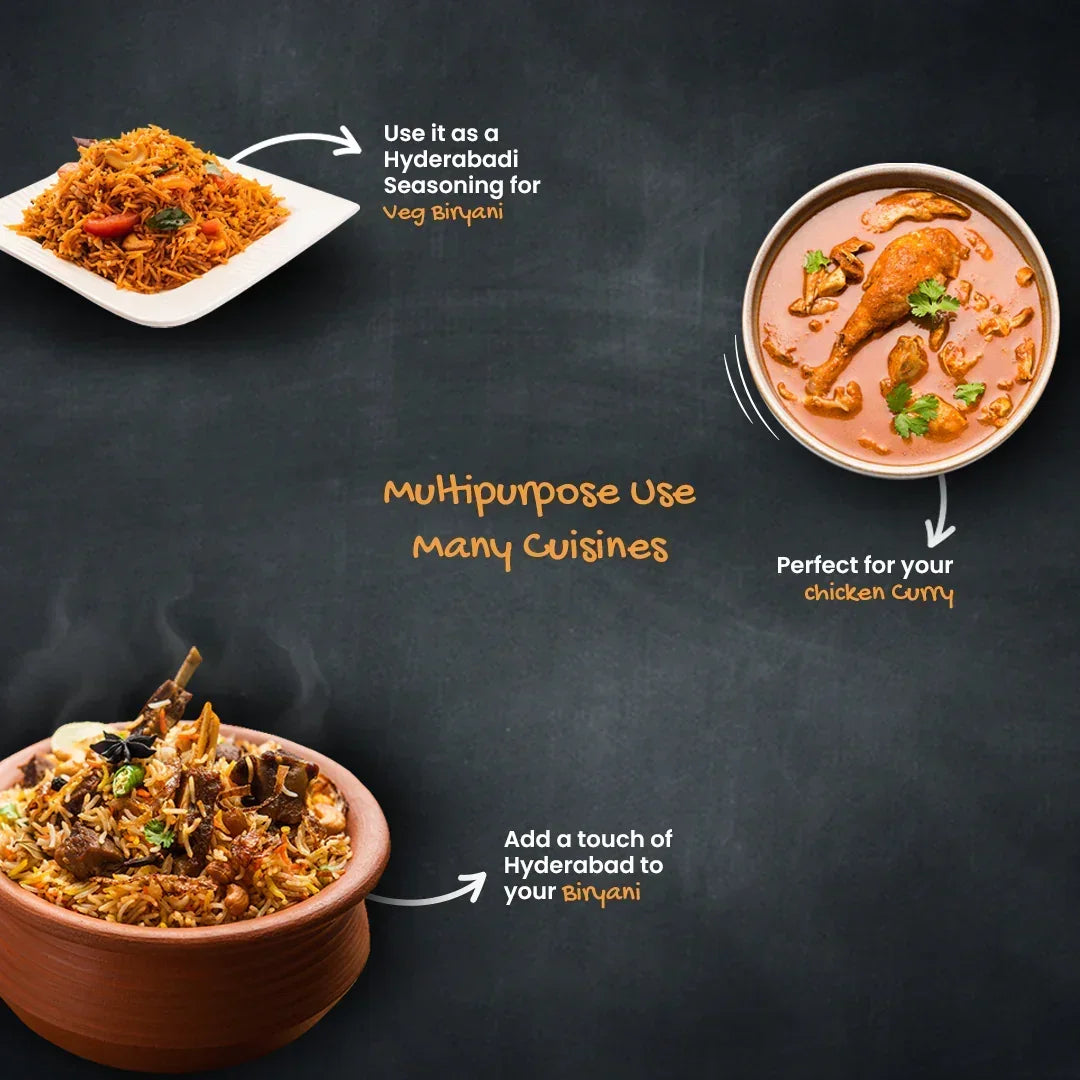 Orika Hyderabadi Biryani, Pack of 2, 85g/each - Orika Spices India