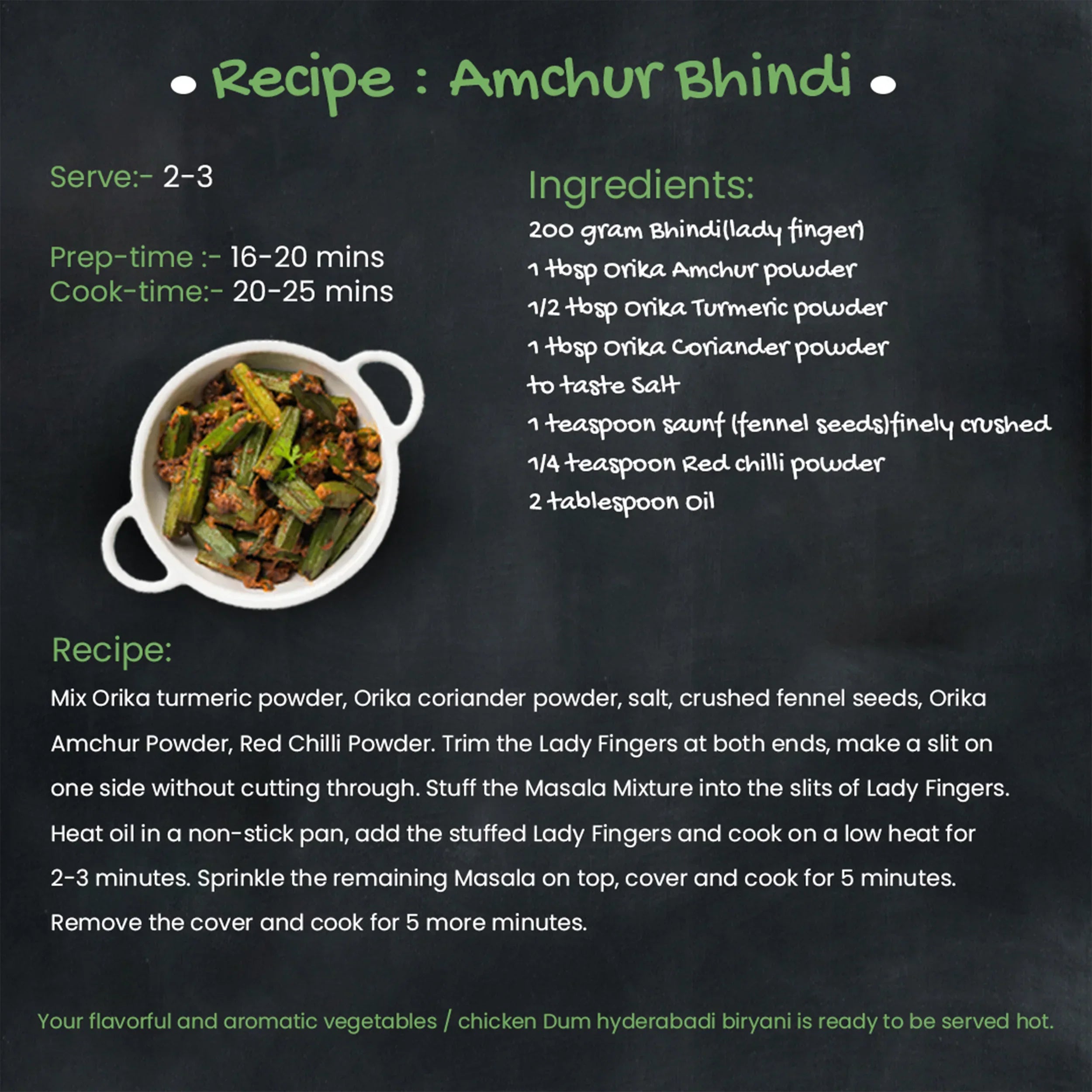 Orika Indian Essential Combo (Sambhar Masala 100g + Coriander Powder 100g + Amchoor Powder 100g) ( Pack of 3) - Orika Spices India