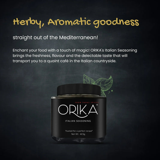 Orika Italian Seasoning Combo, (Pack of 2 Jars, 50 sachets in each jar) - Orika Spices India