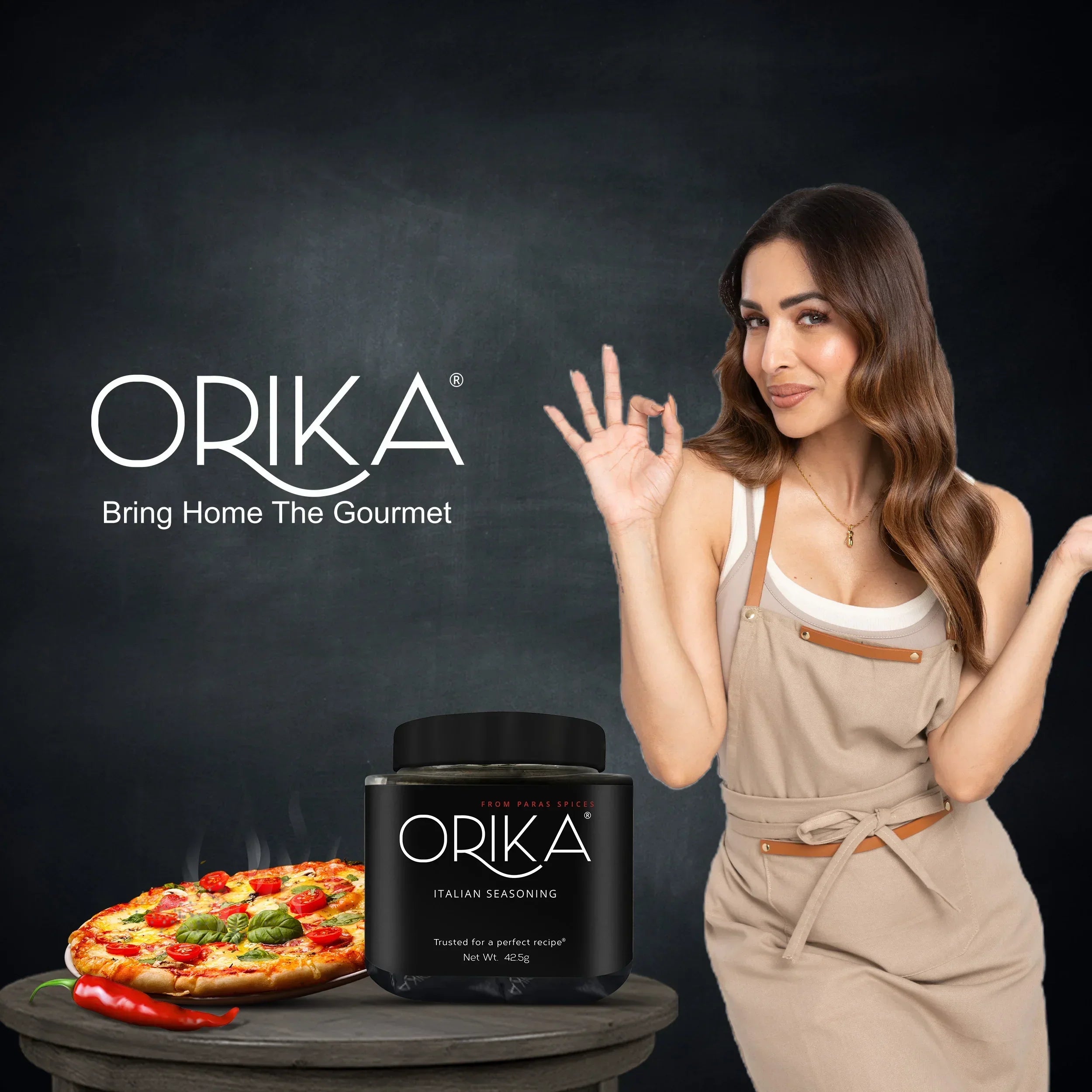 Orika Italian Seasoning Combo, (Pack of 2 Jars, 50 sachets in each jar) - Orika Spices India