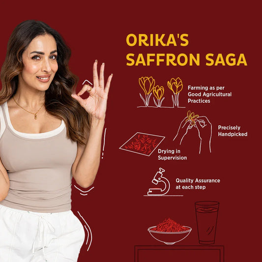 Orika Kashmiri Pampore Saffron .5 Gm - Orika Spices India