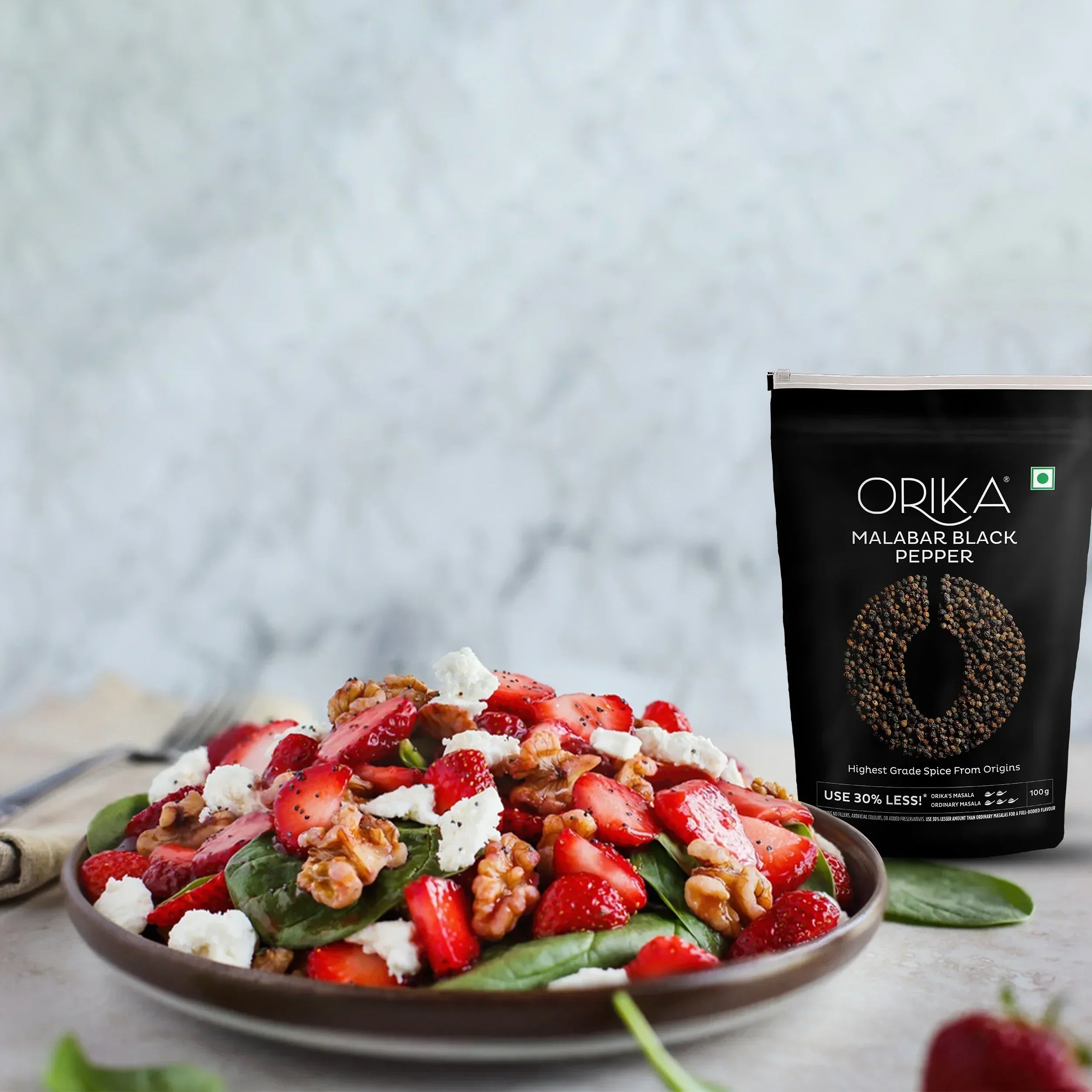 Orika Malabar Pepper Powder Combo, (Pack of 2, 100gms each) - Orika Spices India