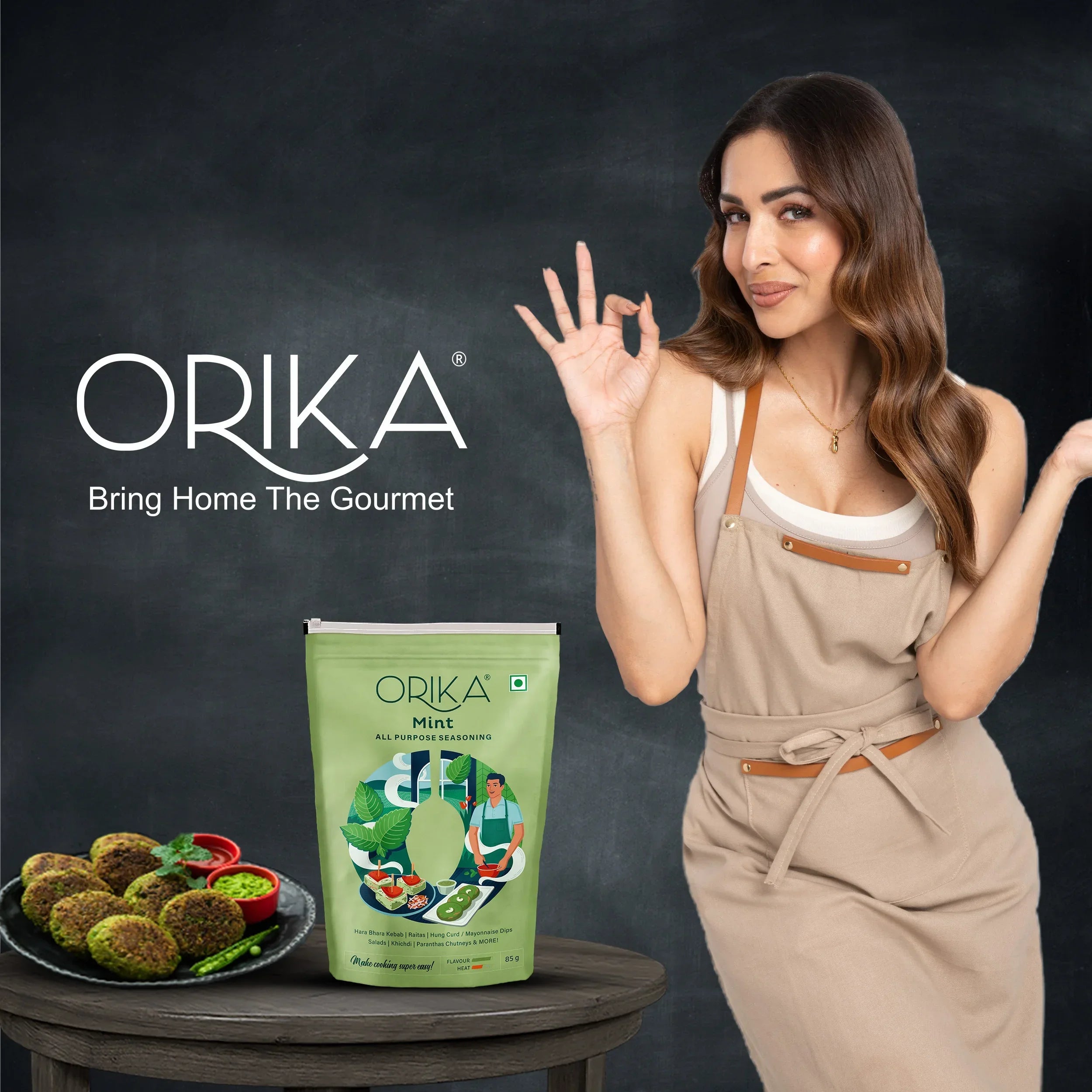 Orika Mint Seasoning, 85gm - Orika Spices India
