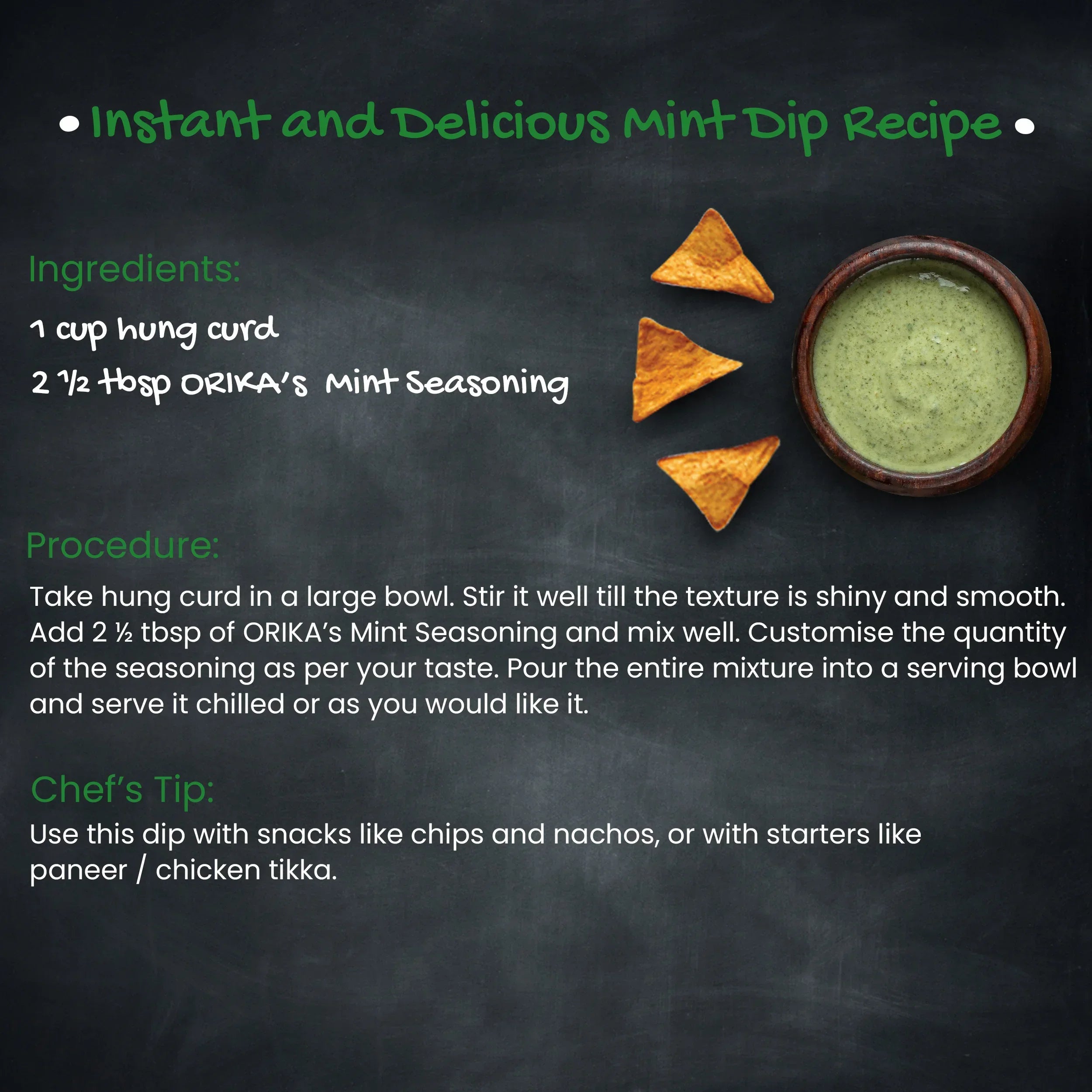 Orika Mint Seasoning, 85gm - Orika Spices India