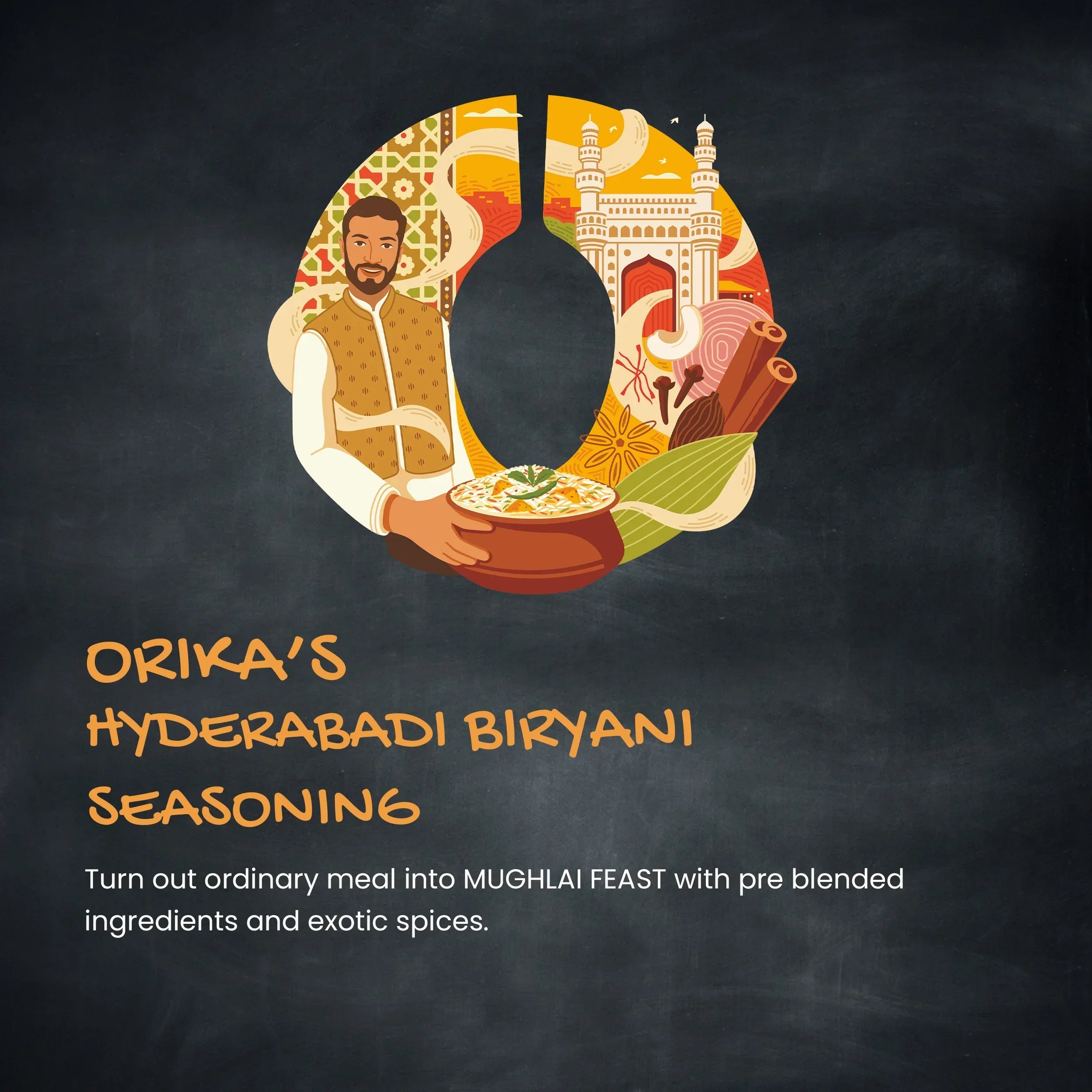 Orika Mint, Tandoori & Biryani Combo (Pack of 3) - Orika Spices India